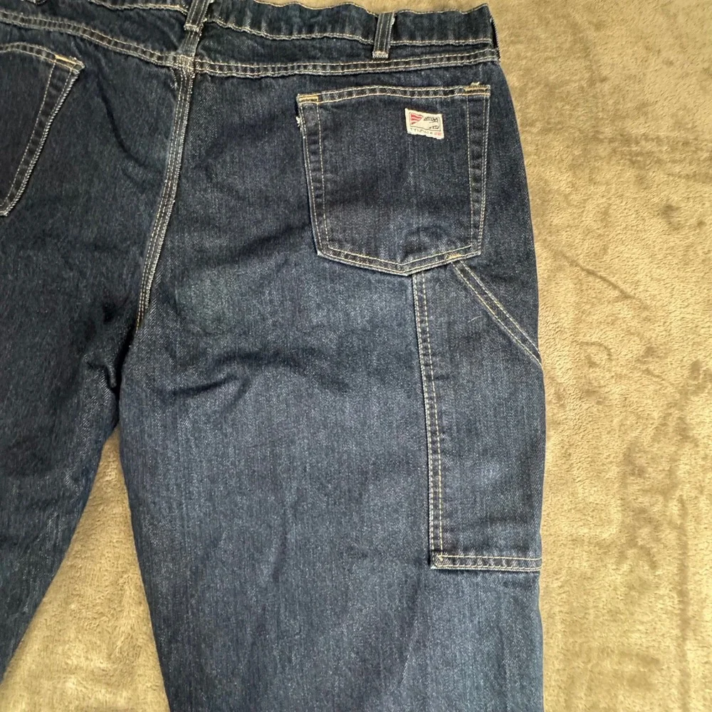 Tyndale FRMC Flame Resistant Carpenter Jeans Mens W42‎ L30 Workwear Dark Wash